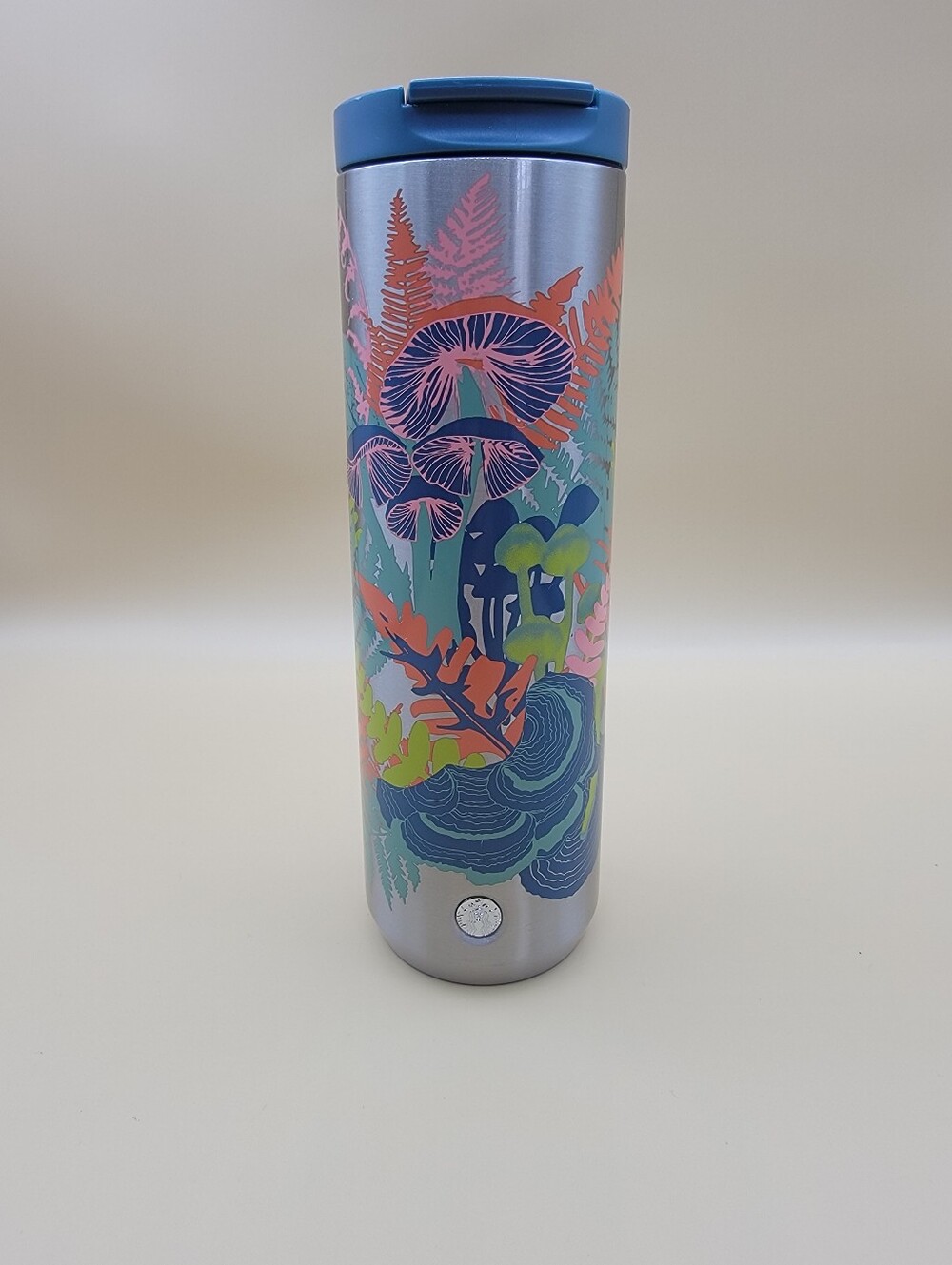 STARBUCKS Fall 2022 Fern Forest Mushroom Stainless Steel Tumbler 16oz Coffee GC